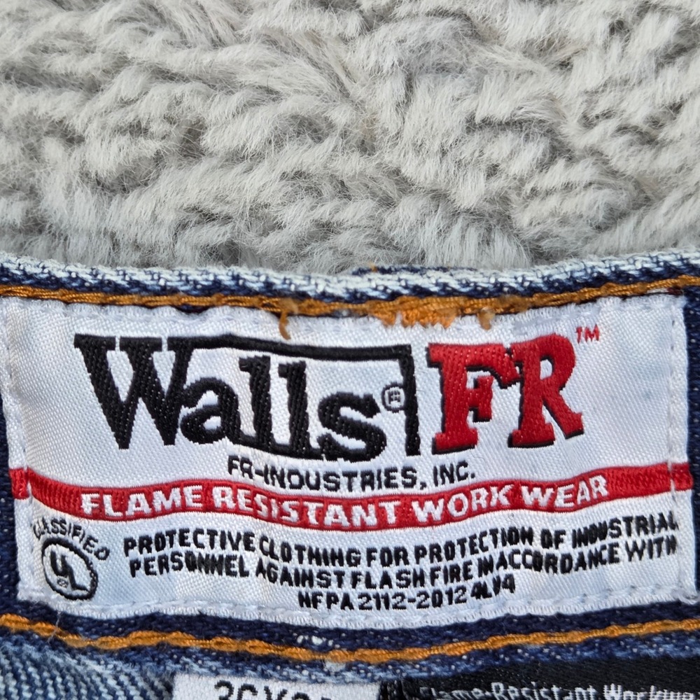 Walls FR Denim Carpenter Shorts Men 36 Flame Resistant Utility "CUSTOM" Cut Offs - Picture 2 of 13